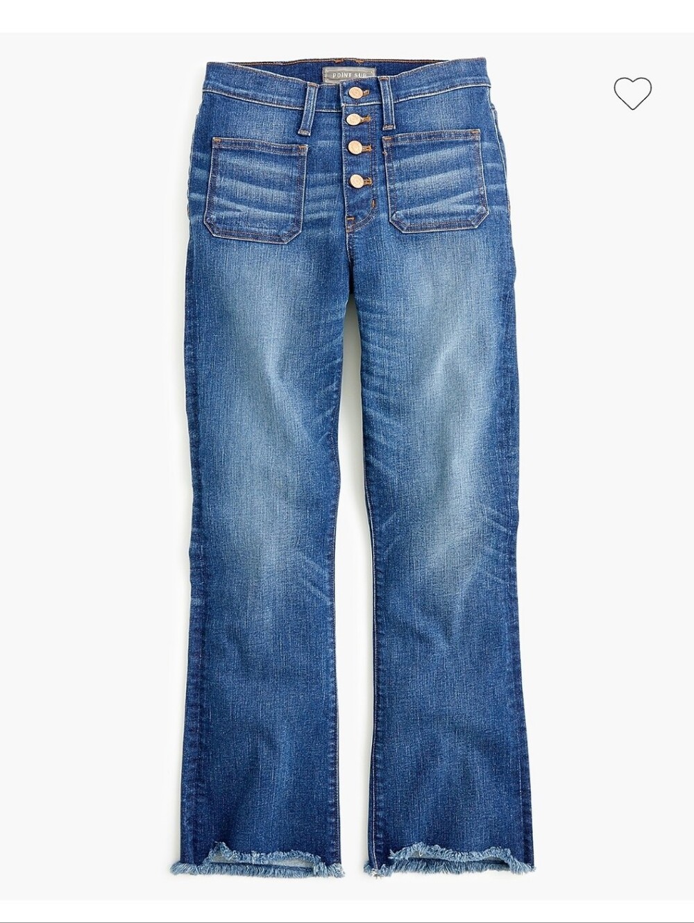 J Crew Patch Pocket Jeans